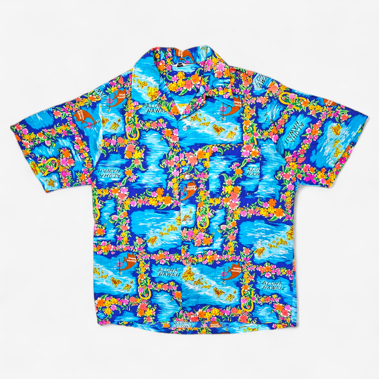 Hawaiian Shirt Vintage 70's - Made in USA Hawaii