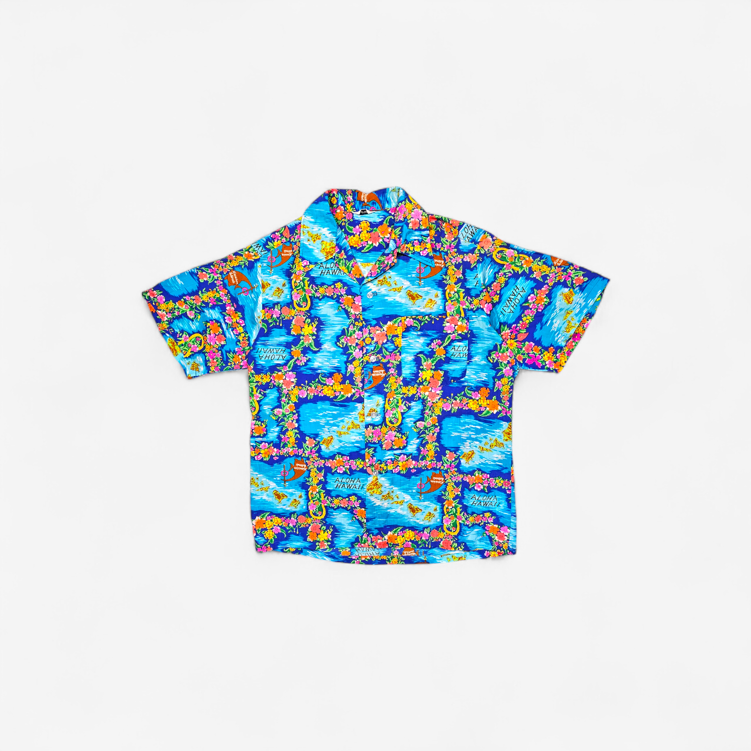 Hawaiian Shirt Vintage 70's - Made in USA Hawaii