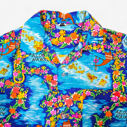Hawaiian Shirt Vintage 70's - Made in USA Hawaii (L)