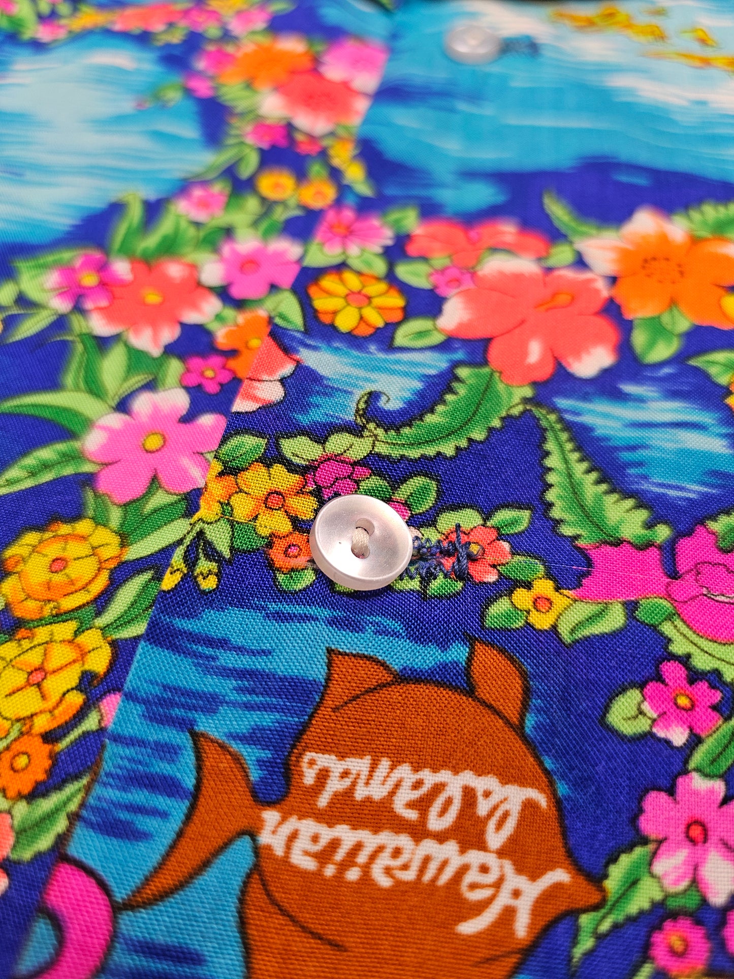 Hawaiian Shirt Vintage 70's - Made in USA Hawaii (L)