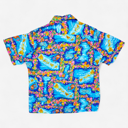 Hawaiian Shirt Vintage 70's - Made in USA Hawaii (L)