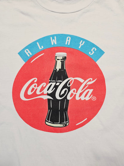 Vintage 90's Coca-Cola Tee - Made in USA Single Stitch (XL)