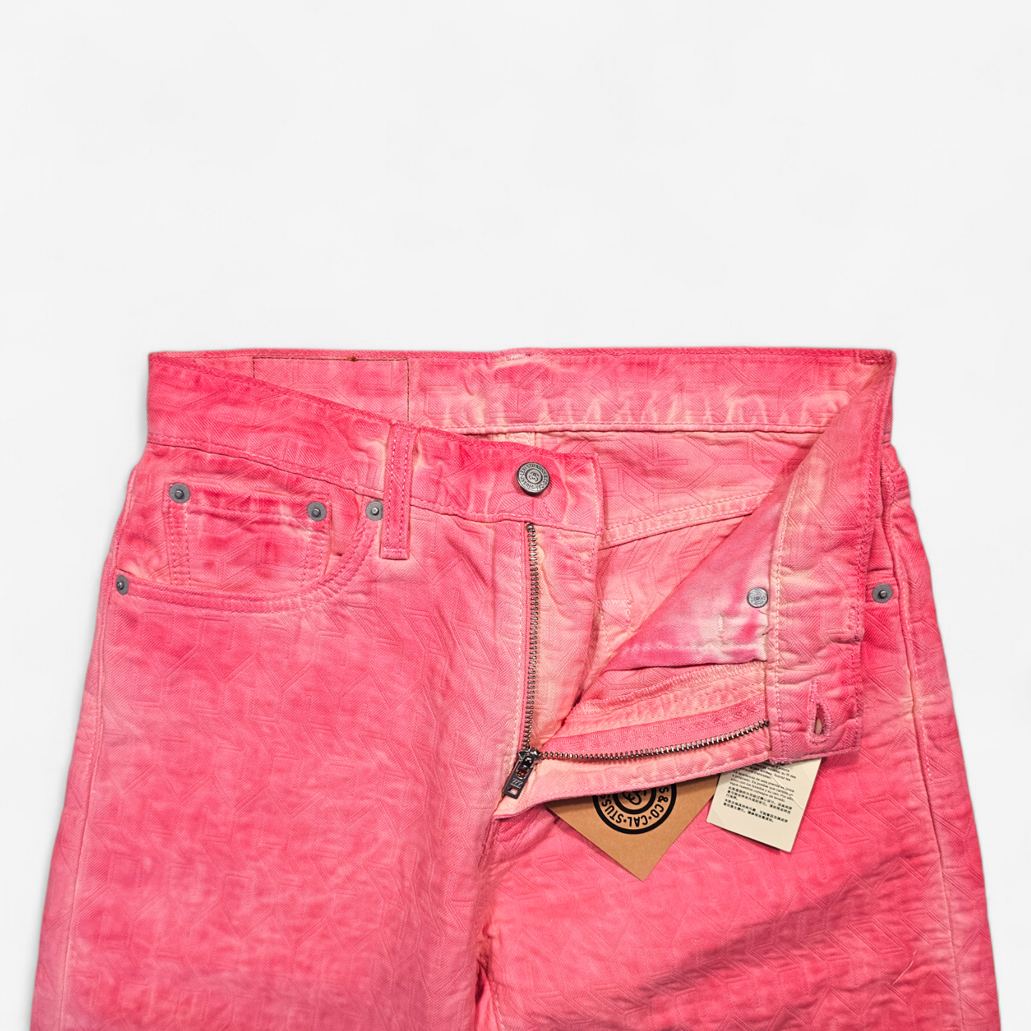 Jean Levi's x Stüssy Jacquard Pink Dye (W28)