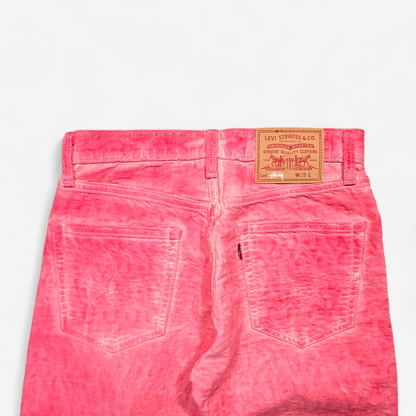 Jean Levi's x Stüssy Jacquard Pink Dye (W28)