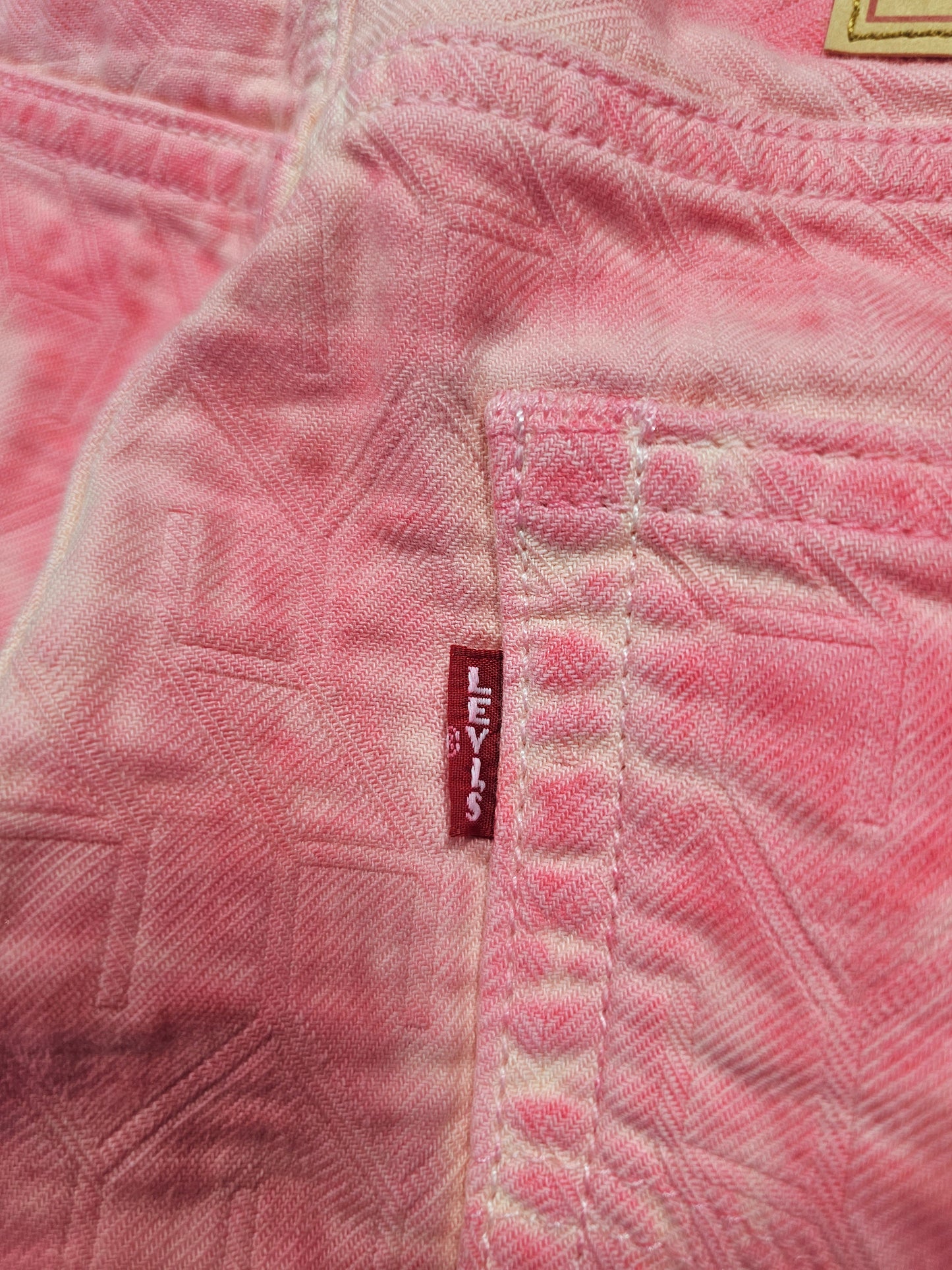 Jean Levi's x Stüssy Jacquard Pink Dye (W28)