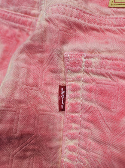 Jean Levi's x Stüssy Jacquard Pink Dye (W28)