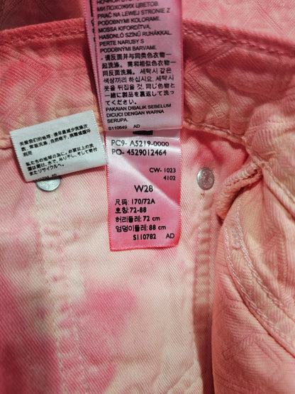 Jean Levi's x Stüssy Jacquard Pink Dye (W28)