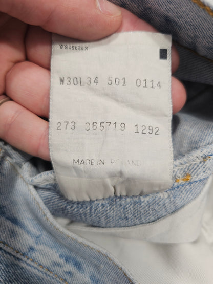 Jean Levi's 501 Vintage 90's - Made in Poland (W26L34)