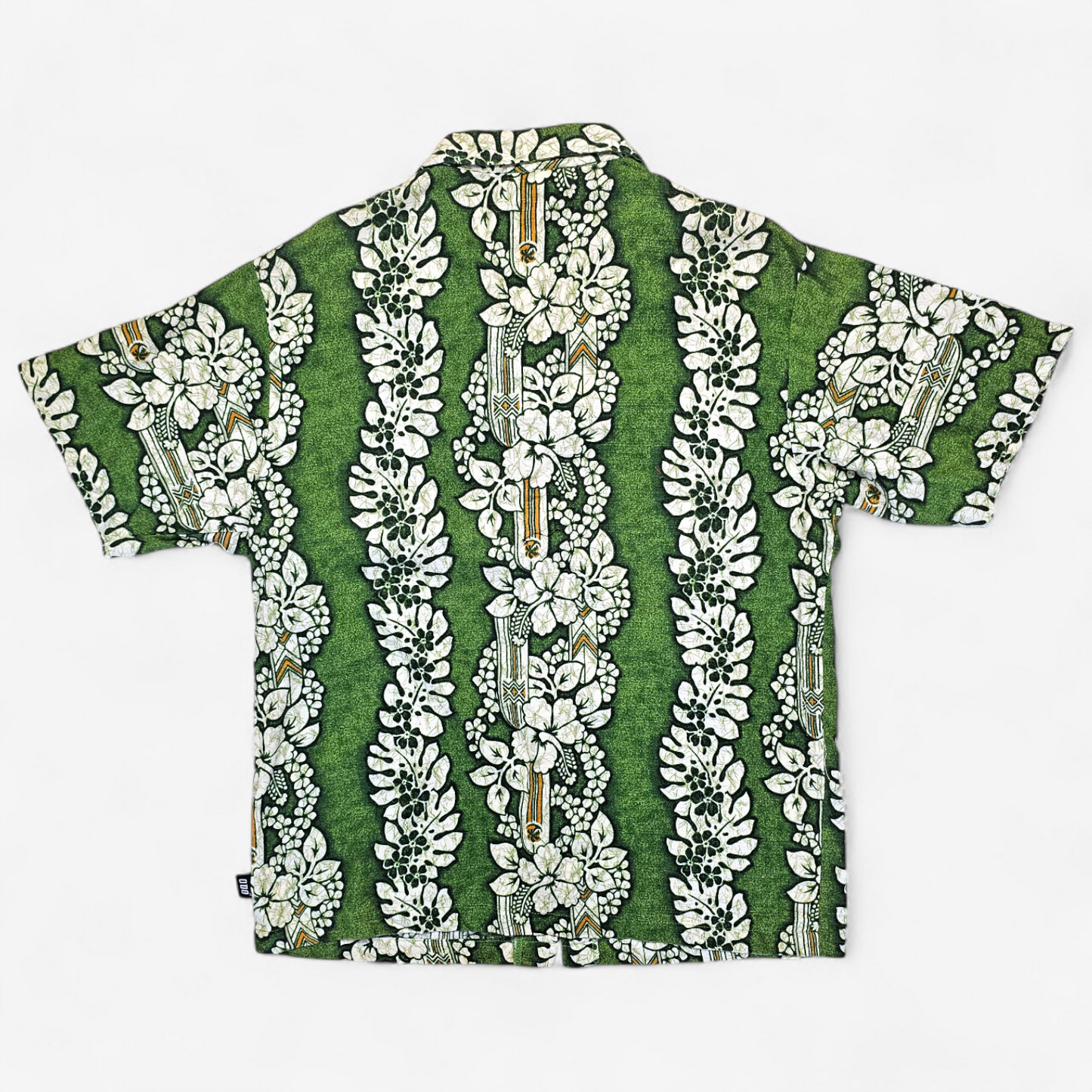 Hawaiian Shirt Vintage ODO Barkcloth - Made in USA Hawaii (XL)