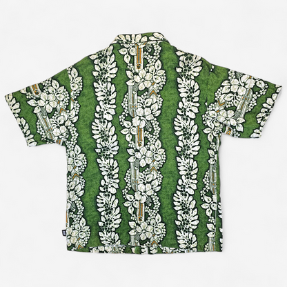 Hawaiian Shirt Vintage ODO Barkcloth - Made in USA Hawaii (XL)