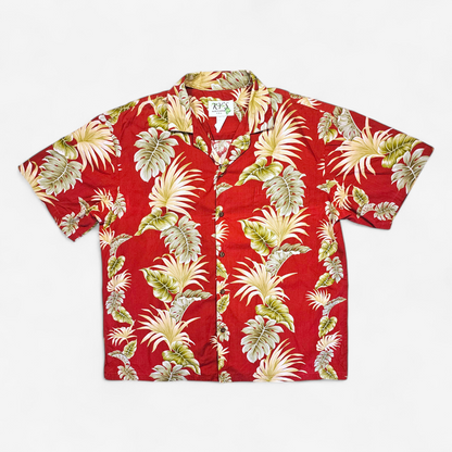 Hawaiian Shirt Vintage KY'S Monstera - Made in USA Hawaii