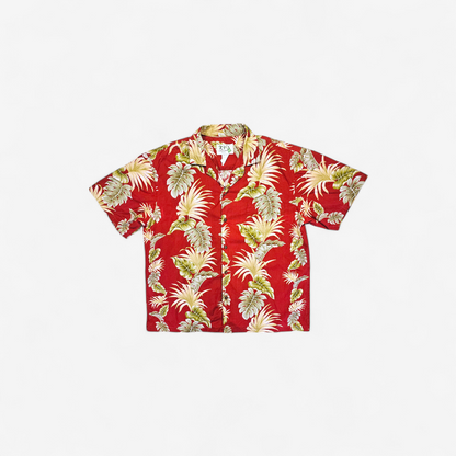 Hawaiian Shirt Vintage KY'S Monstera - Made in USA Hawaii