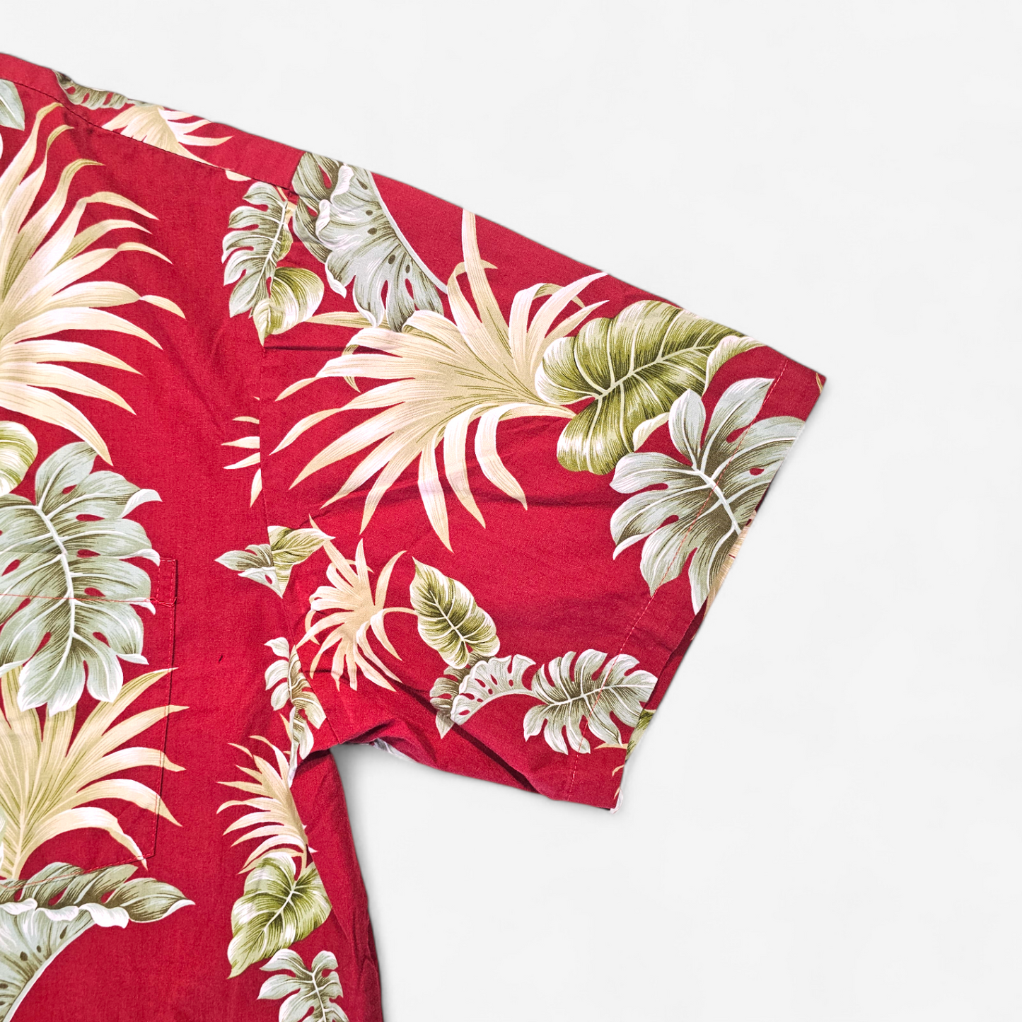 Hawaiian Shirt Vintage KY'S Monstera - Made in USA Hawaii (XL)