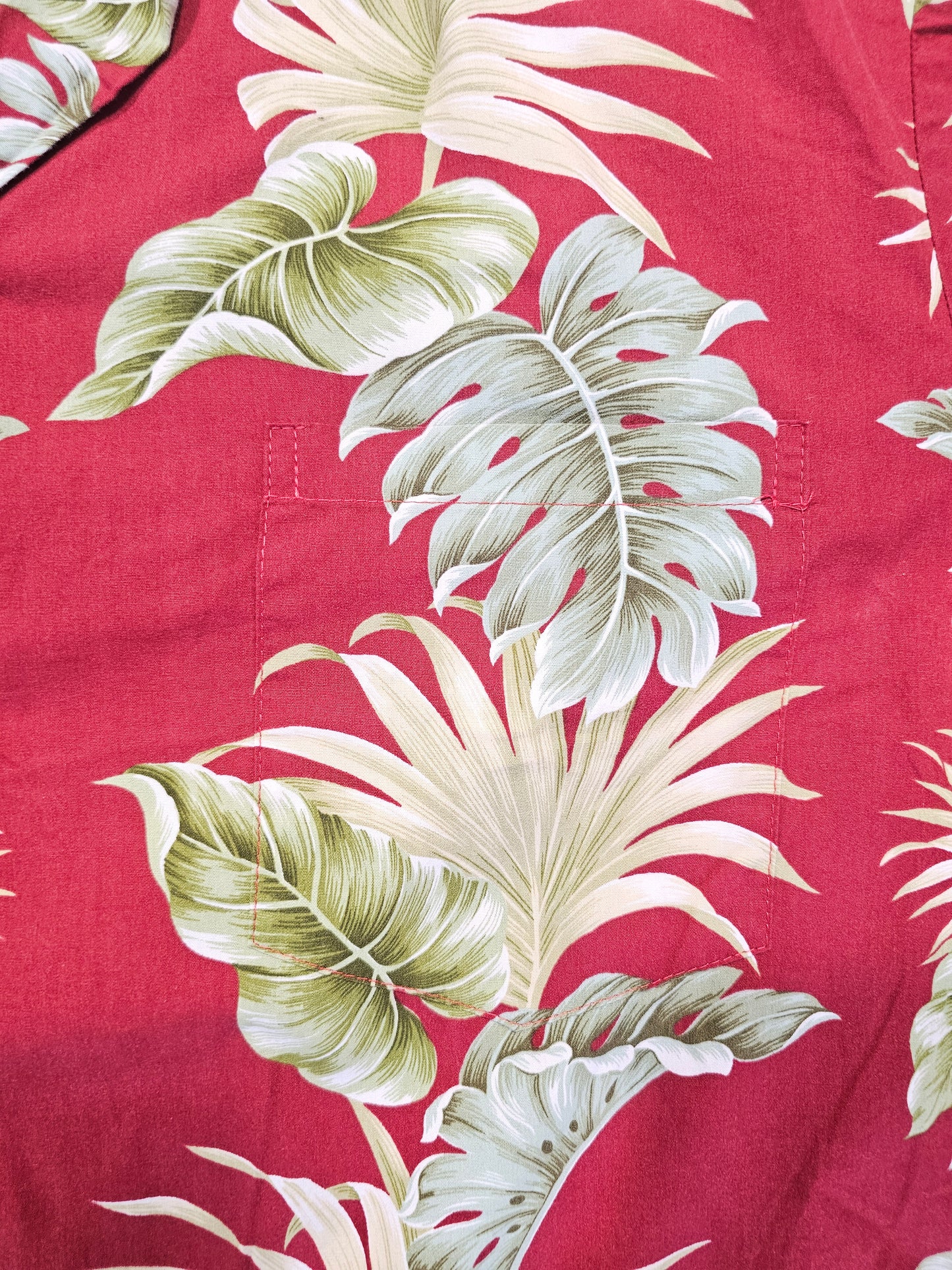 Hawaiian Shirt Vintage KY'S Monstera - Made in USA Hawaii (XL)