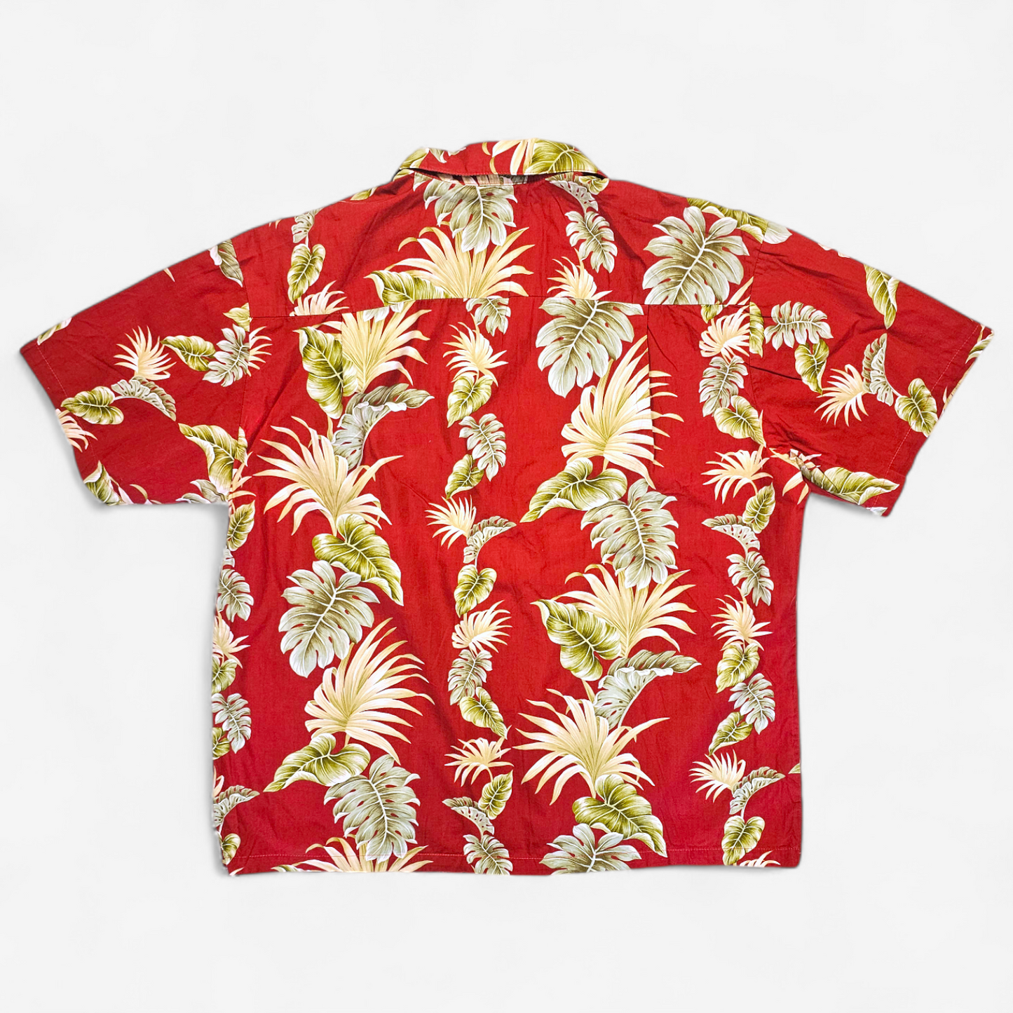 Hawaiian Shirt Vintage KY'S Monstera - Made in USA Hawaii (XL)