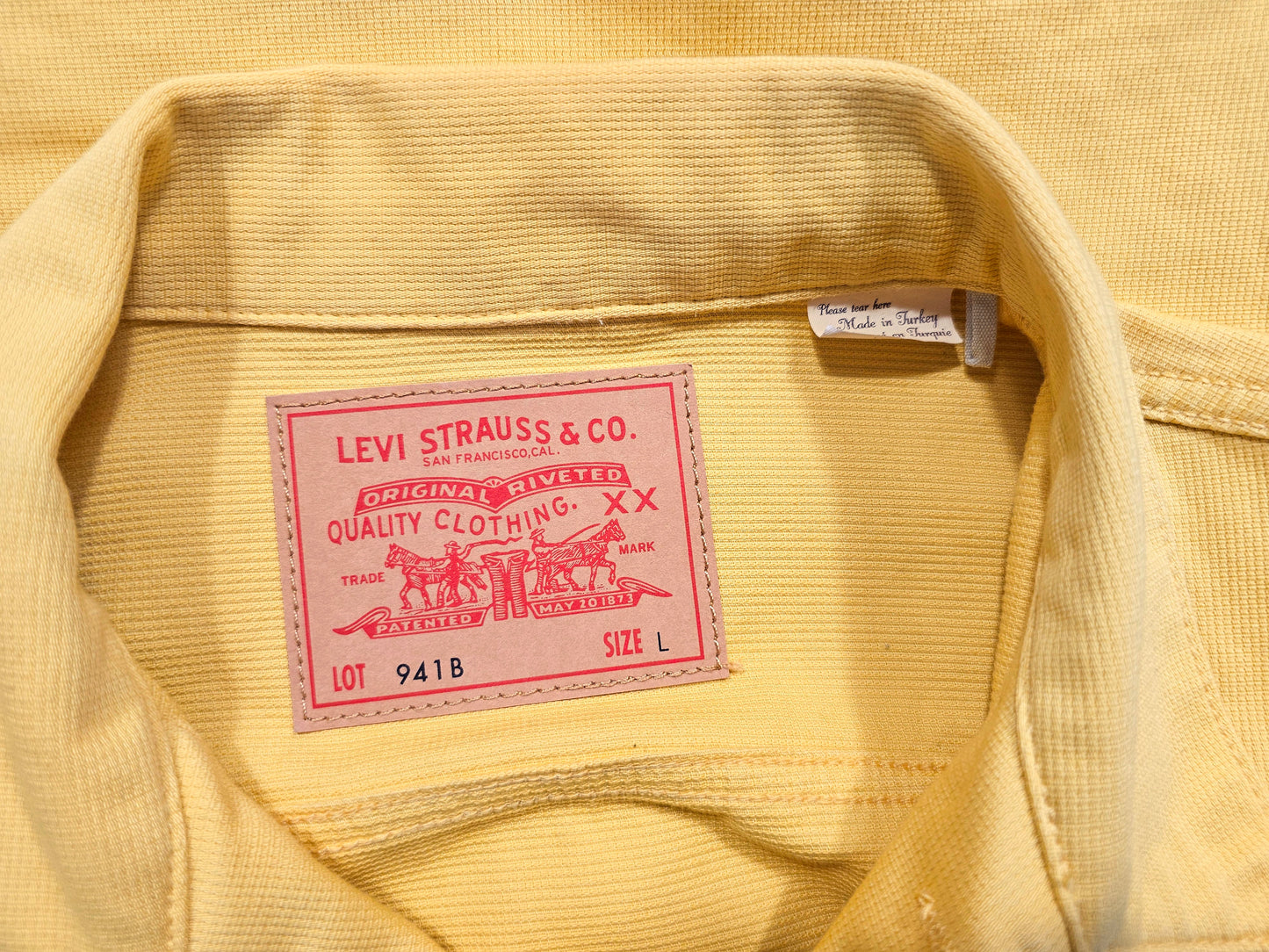 Veste LVC Levi's Vintage Clothing 1960's Trucker 941B Bedford - Big E (L)