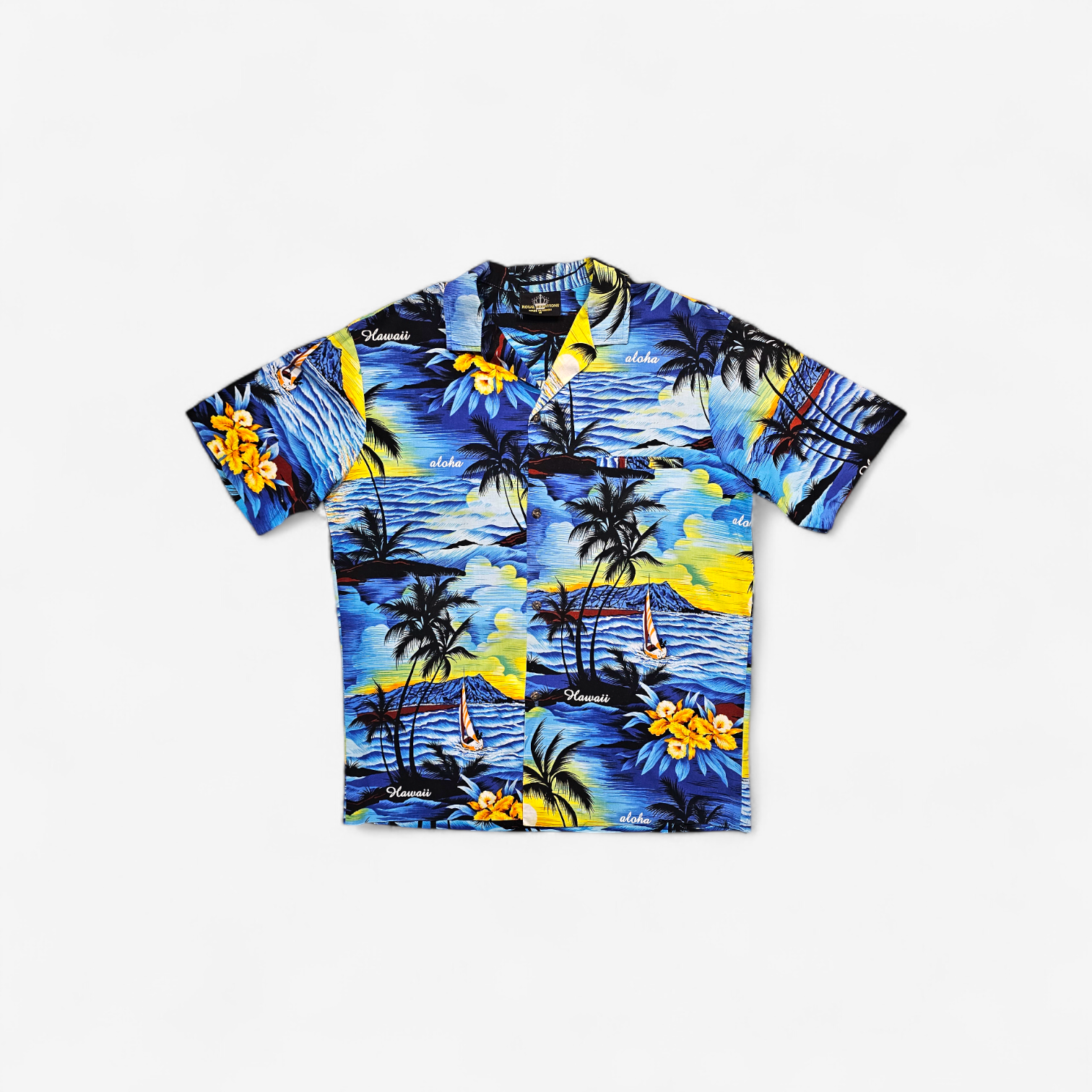 Hawaiian Shirt Vintage Royal Creations - Made in USA Hawaii