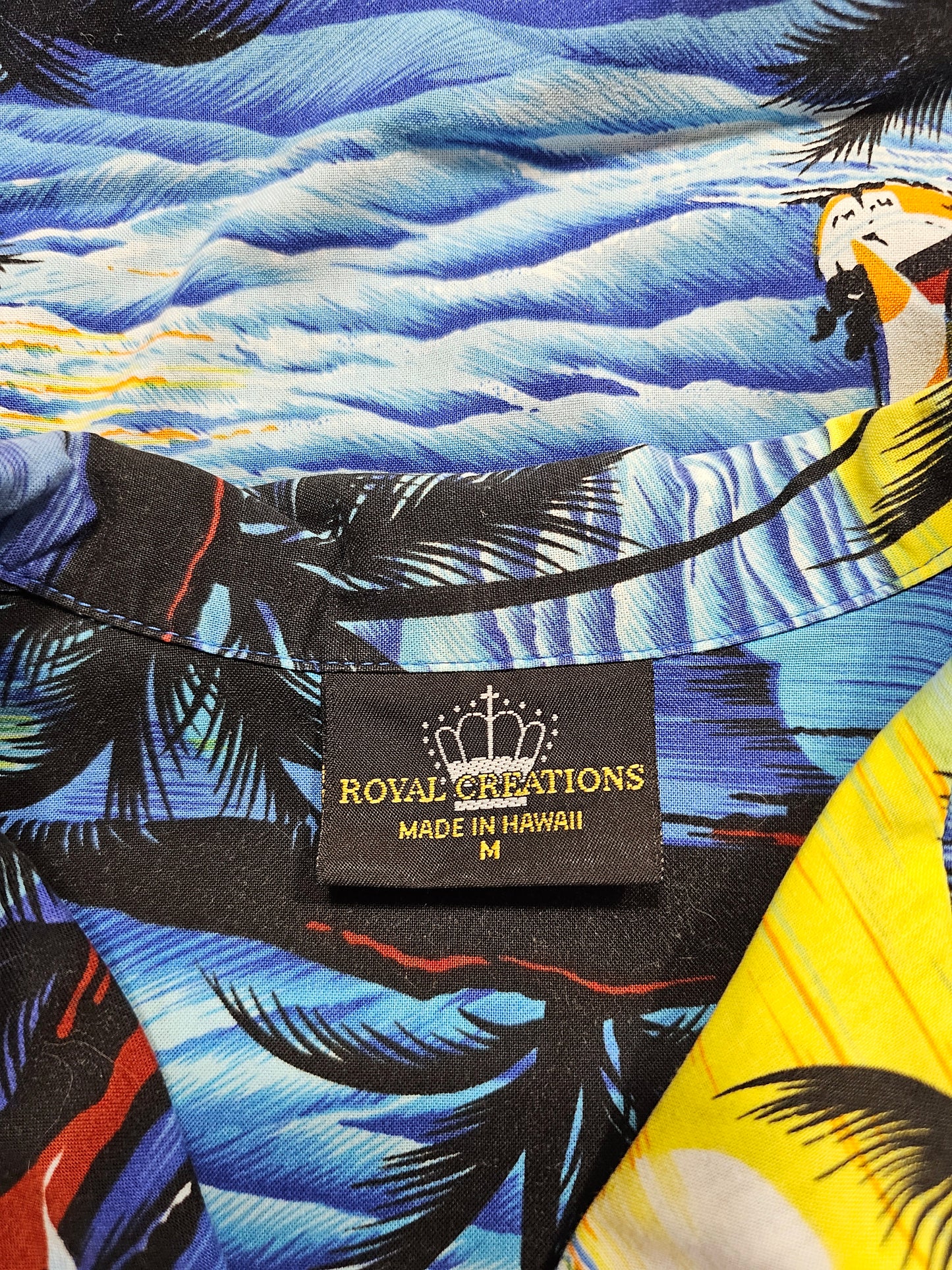 Hawaiian Shirt Vintage Royal Creations - Made in USA Hawaii (M)