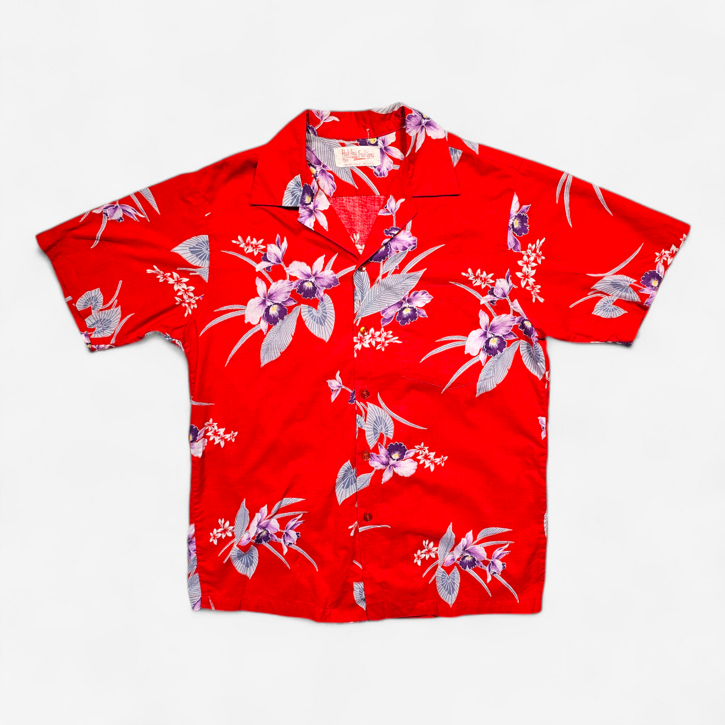 Hawaiian Shirt Vintage 70's Hukilau Fashions - Made in USA Hawaii