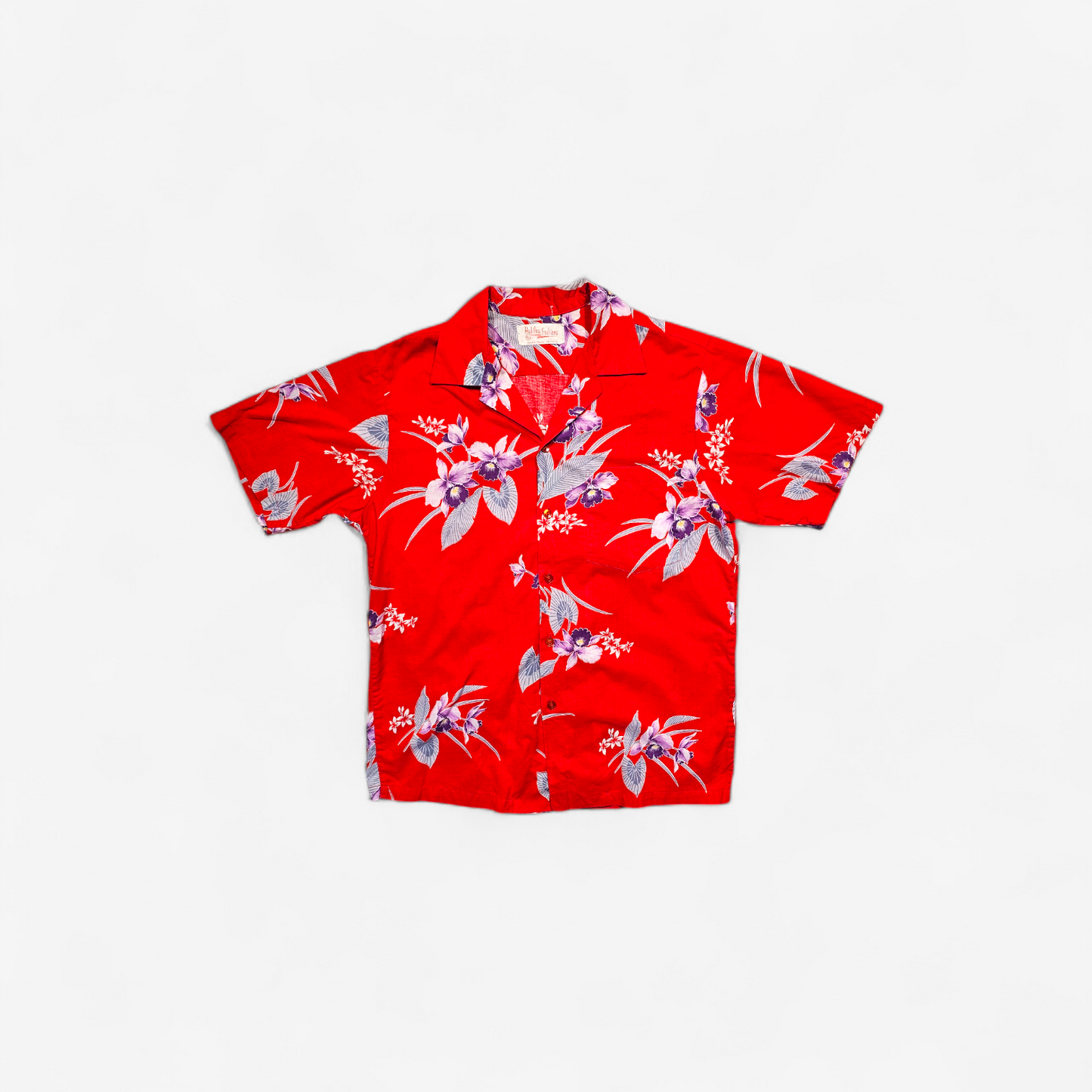 Hawaiian Shirt Vintage 70's Hukilau Fashions - Made in USA Hawaii