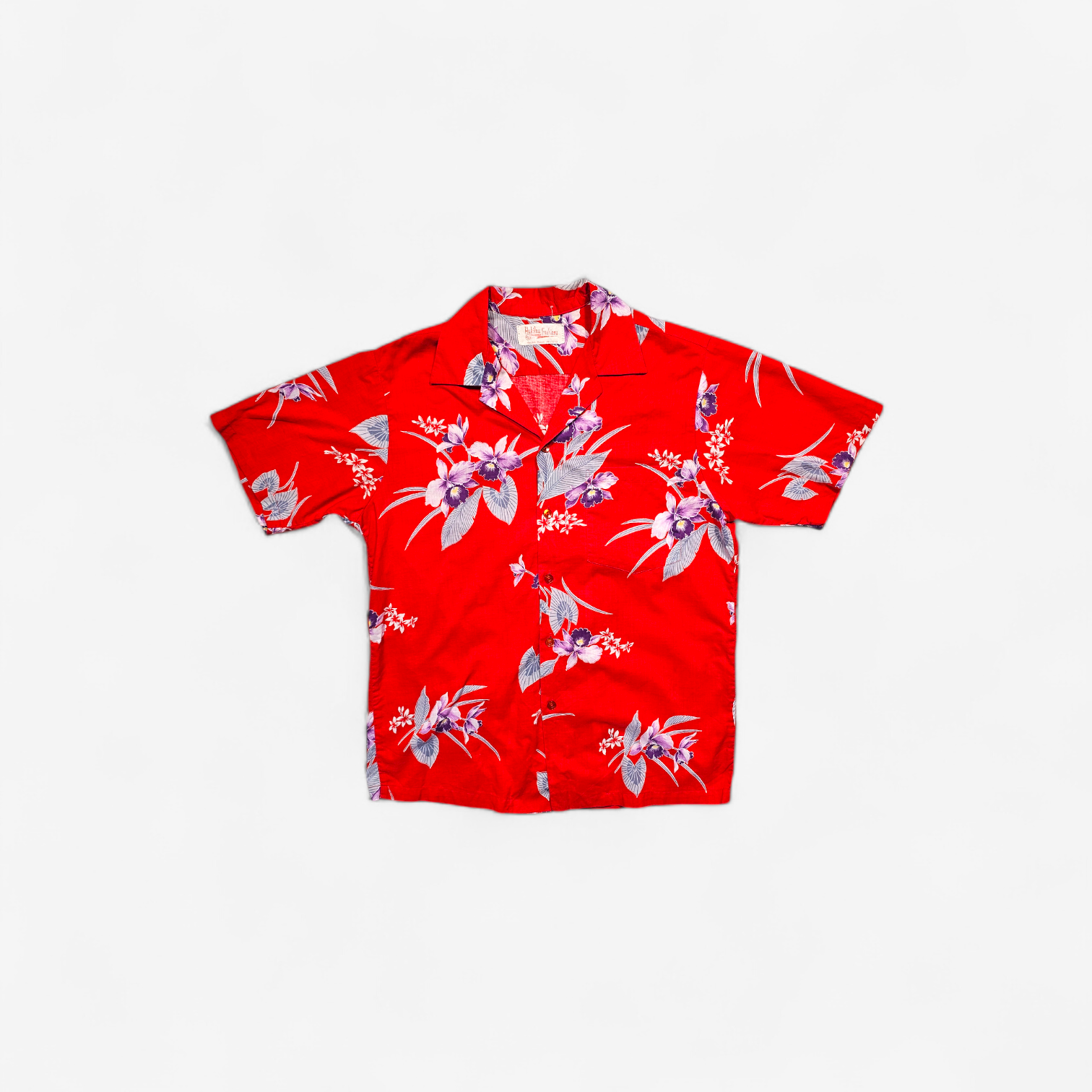 Hawaiian Shirt Vintage 70's Hukilau Fashions - Made in USA Hawaii