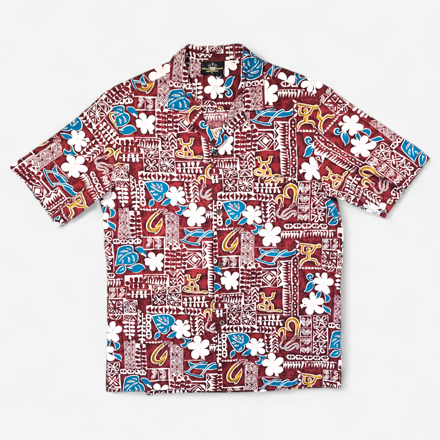 Hawaiian Shirt Vintage Royal Creations - Made in USA Hawaii