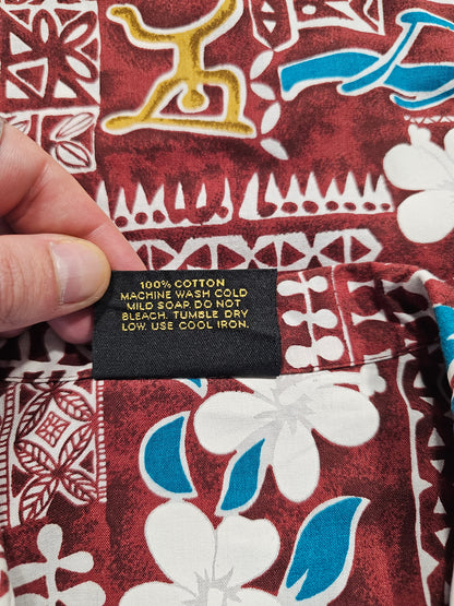 Hawaiian Shirt Vintage Royal Creations - Made in USA Hawaii (L)