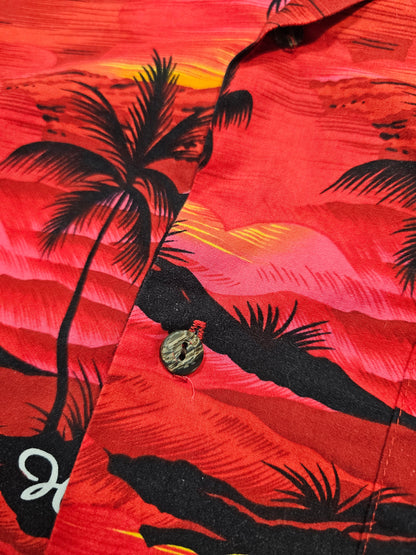 Hawaiian Shirt Vintage Royal Creations - Made in USA Hawaii (S)