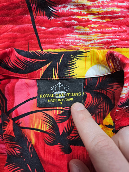 Hawaiian Shirt Vintage Royal Creations - Made in USA Hawaii (S)