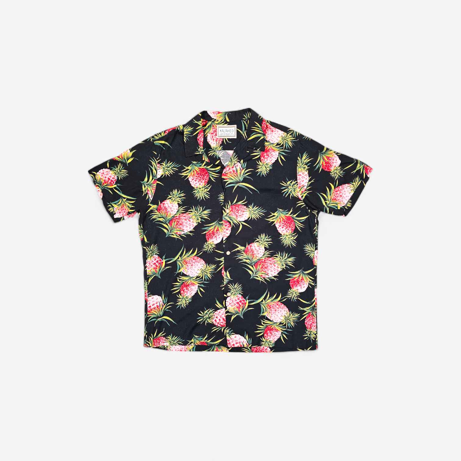 Hawaiian Rayon Shirt Vintage 1980's Kalaheo - Made in Hawaii USA