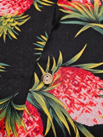 Hawaiian Rayon Shirt Vintage 1980's Kalaheo - Made in Hawaii USA (L)