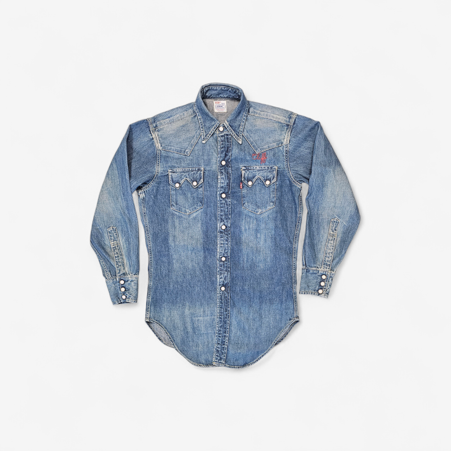 Chemise LVC Levi's Vintage Clothing Sawtooth Valencia Street - Made in USA Big E