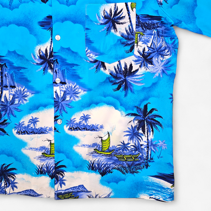 Hawaiian Shirt Vintage 60's Tropicana - Made in USA (XL)