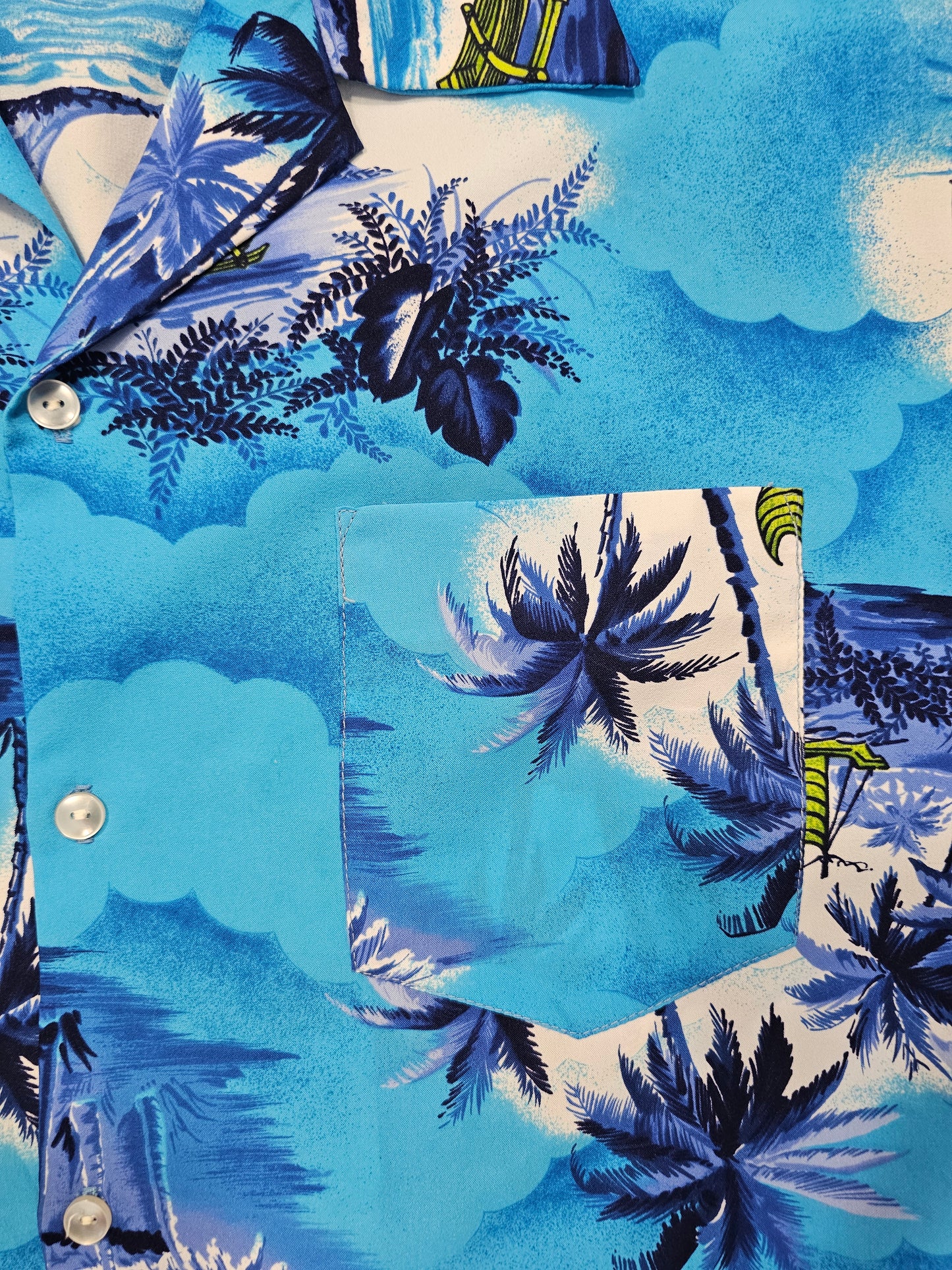 Hawaiian Shirt Vintage 60's Tropicana - Made in USA (XL)