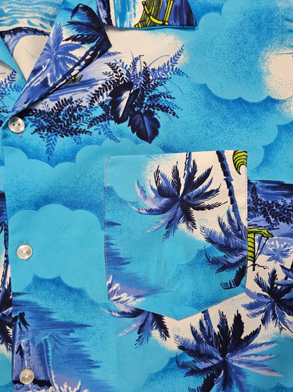 Hawaiian Shirt Vintage 60's Tropicana - Made in USA (XL)