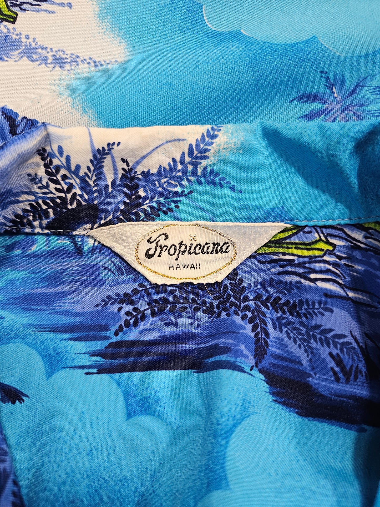 Hawaiian Shirt Vintage 60's Tropicana - Made in USA (XL)
