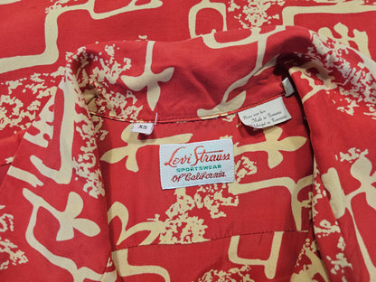 Chemise LVC Levi's Vintage Clothing 1940s Hawaiian Shirt (XS)