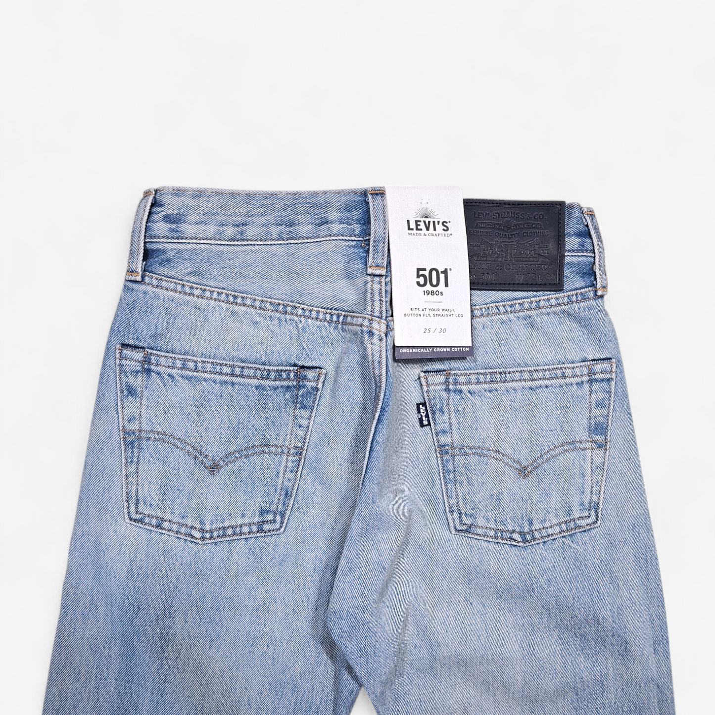 Jean Levi's Made&Crafted 501 1980s - Selvedge Big E (W25L30)