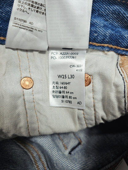 Jean Levi's Made&Crafted 501 1980s - Selvedge Big E (W25L30)