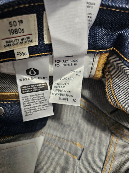 Jean Levi's Made&Crafted 501 1980s Brut Rigid - Selvedge (W25L30, W28L30)