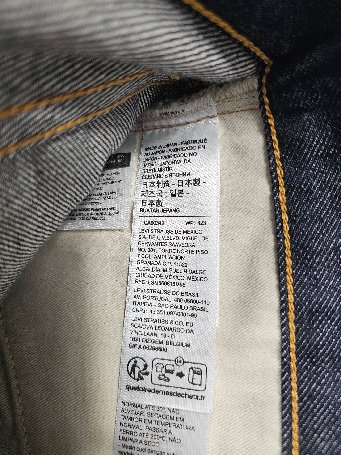 Jean LVC Levi's Vintage Clothing 501 1954 - Made in Japan Big E Selvedge (W31L32)