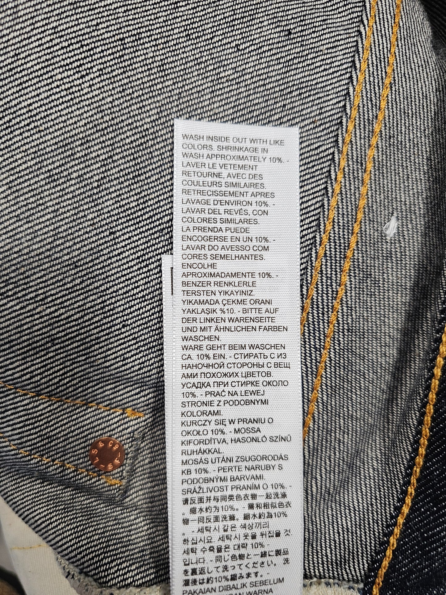 Jean LVC Levi's Vintage Clothing 501 1954 - Made in Japan Big E Selvedge (W31L32)
