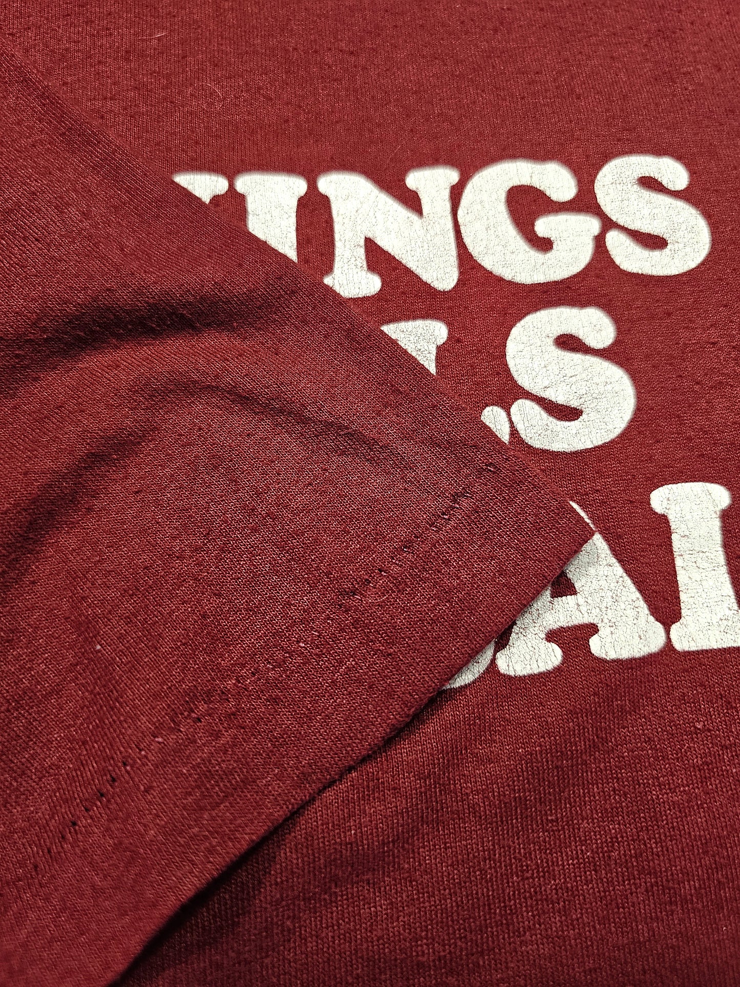 T-shirt Vintage 80's Owings Mills Baseball - Made in USA Single Stitch (L)