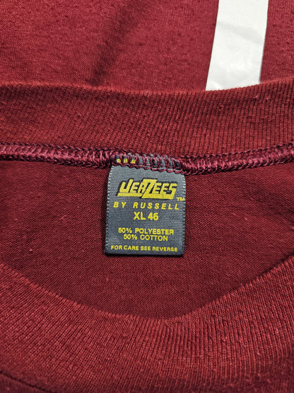 T-shirt Vintage 80's Owings Mills Baseball - Made in USA Single Stitch (L)