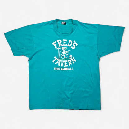 T-shirt Vintage 80's 90's Fred's Tavern - Made in USA Single Stitch