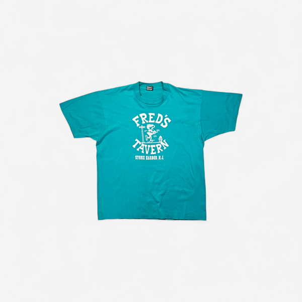 T-shirt Vintage 80's 90's Fred's Tavern - Made in USA Single Stitch