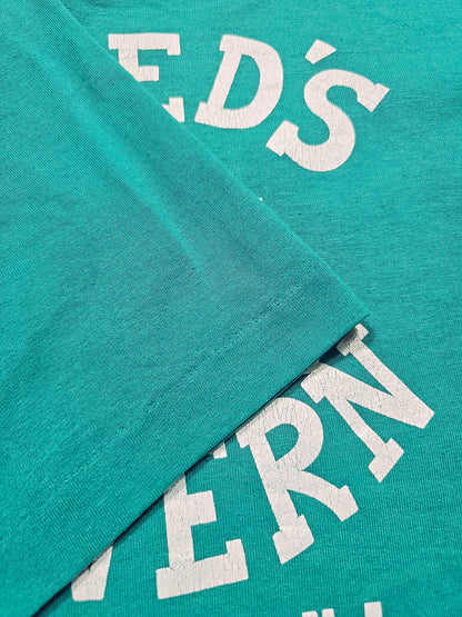 T-shirt Vintage 80's 90's Fred's Tavern - Made in USA Single Stitch (XL)