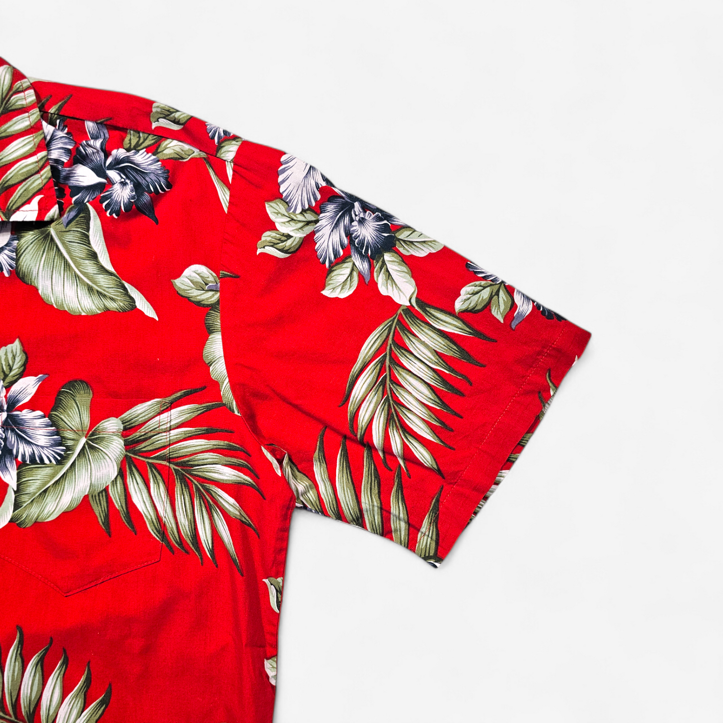 Hawaiian Shirt Vintage Aloha Republic - Made in USA Hawaii (XL)
