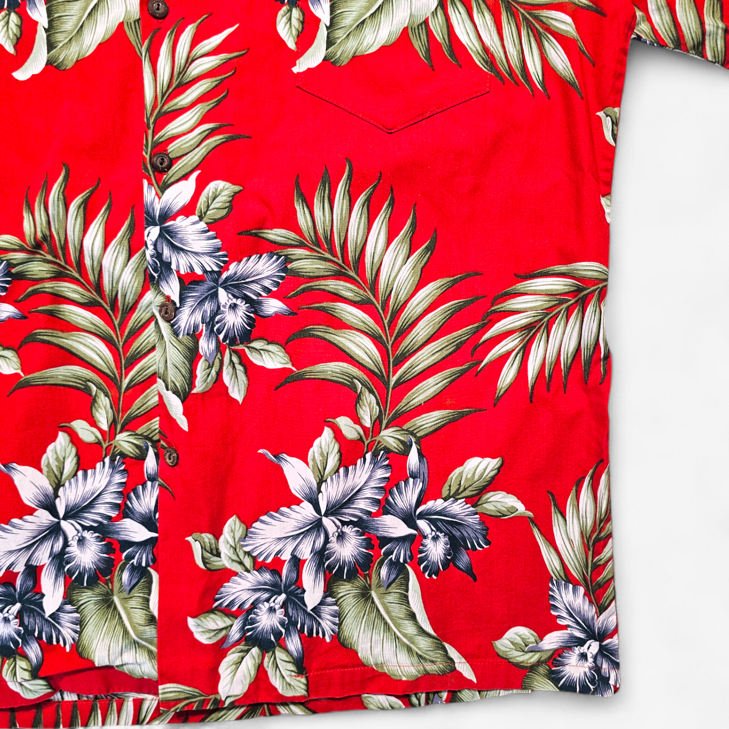 Hawaiian Shirt Vintage Aloha Republic - Made in USA Hawaii (XL)
