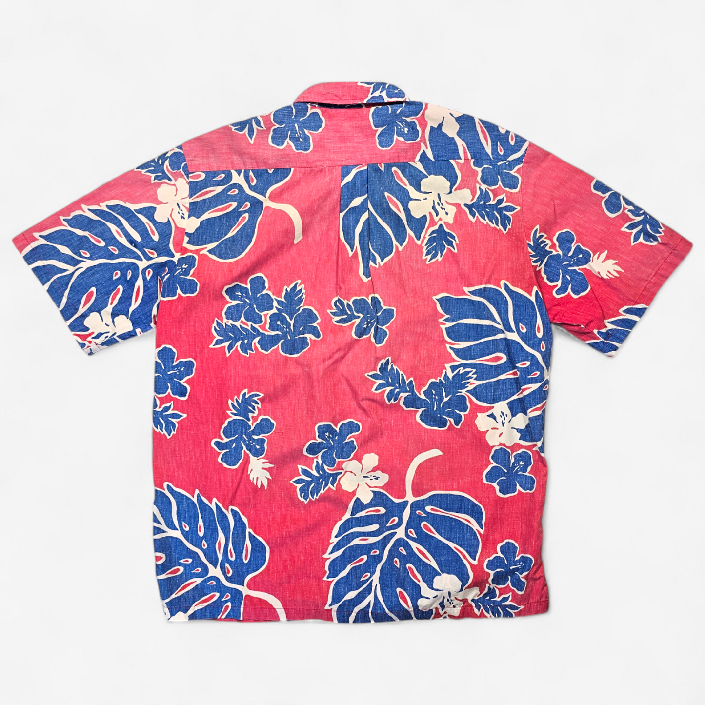 Hawaiian Shirt Vintage 80's Cooke Street Monstera - Made in USA (XL)